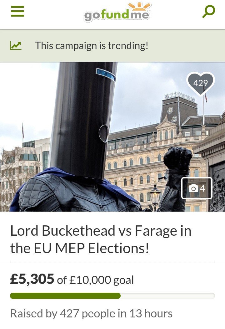 localnotail's tweet photo. @LordBuckethead That's the spirit.
Still got love for myUK 👏👏#BinFarage🚮
https://t.co/bJLhU7EIOC
#VoteBuckethead not Dickhead https://t.co/QzA0teWDqX