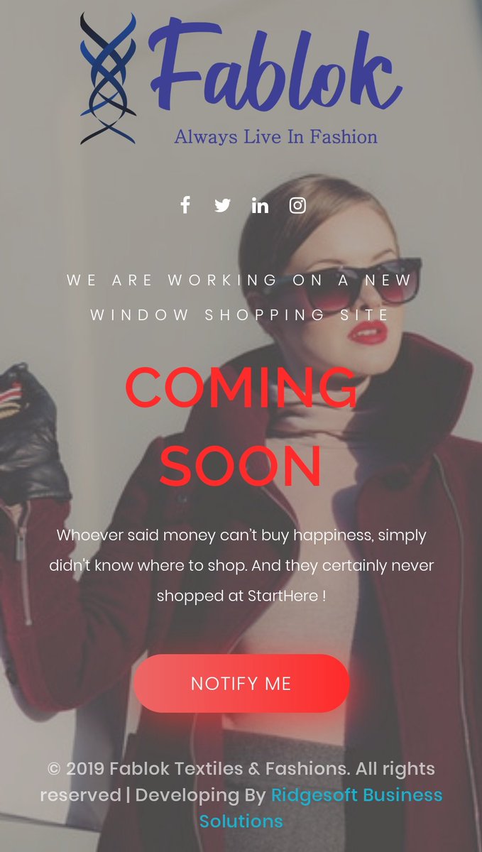 FablokF's tweet photo. Our official e-commerce website. 
https://t.co/y3cZhukdKd
#fashionstyle #fashion #fablokfashions #fabloktextiles #clothingbrand #clothing https://t.co/3pDvjQ9ibP