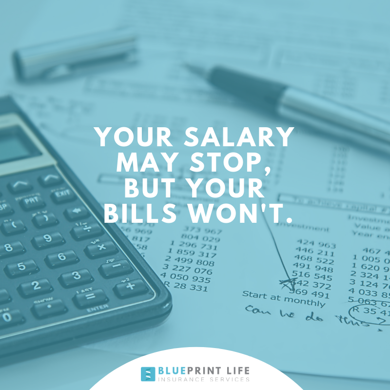BlueprintLife1's tweet photo. If you are off from long term, your employer may only pay out sick pay for a set period of time.
-
If your salary stops, your bills won't. 
-
Get in touch today and we can arrange a bespoke income protection policy just for you.
-
-
#IncomeProtection #ProtectionInsurance https://t.co/AIpuuJ14tM