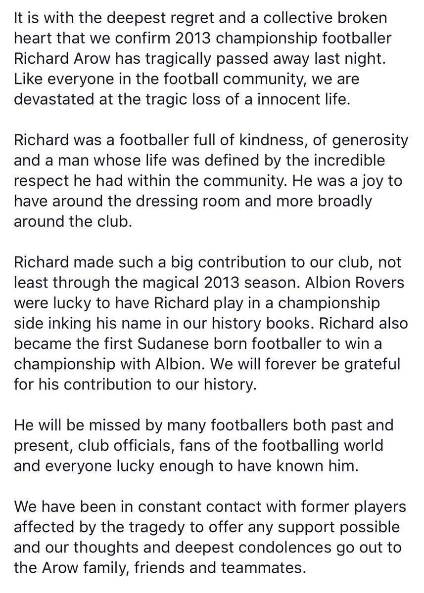 Albion Rovers FC tweet media