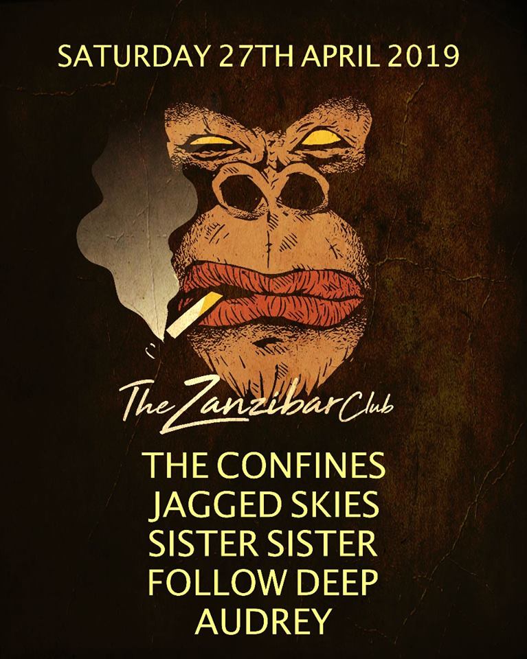 The Confines (@hullconfines) on Twitter photo Only a week until we're back in Liverpool for our first headline gig at <a href="/thezanzibarliv/">The Zanzibar Club, Liverpool.</a>. We're buzzing to be sharing the lineup with the incredible The <a href="/TheJaggedSkies/">The Jagged Skies</a>, Sister Sister, <a href="/FollowDeepUK/">FOLLOW DEEP</a> and <a href="/AudreyTheBand/">Audrey</a> . Doors 7pm x
For tickets go to:
thezanzibarclub.com/event/9238305/… Only a week until we're back in Liverpool for our first headline gig at <a href="/thezanzibarliv/">The Zanzibar Club, Liverpool.</a>. We're buzzing to be sharing the lineup with the incredible The <a href="/TheJaggedSkies/">The Jagged Skies</a>, Sister Sister, <a href="/FollowDeepUK/">FOLLOW DEEP</a> and <a href="/AudreyTheBand/">Audrey</a> . Doors 7pm x
For tickets go to:
thezanzibarclub.com/event/9238305/…