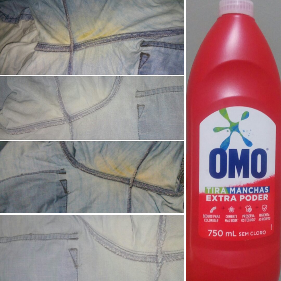 cika_lourenco's tweet photo. Esse antesXdepois é para cair o queixo da cara! Olha o que #OmoExtraPoder fez numa camisa JEANS! Essa camisa tem 7 anos e estava super manchada na região da axila por uso de desodorante. Saiu TUDO! Realmente é #MaisQueUmTiraManchas @OMOBrasil e @TheInsidersBR #TheInsidersBrasil https://t.co/g59hhoGXc7