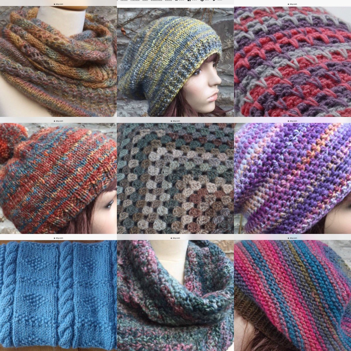 Morning everyone! My #accessories sale continues throughout #EasterWeekend. 30-50% off all knitted and crocheted items  etsy.com/uk/shop/KnitKn… #UKGiftHour #UKGiftAM