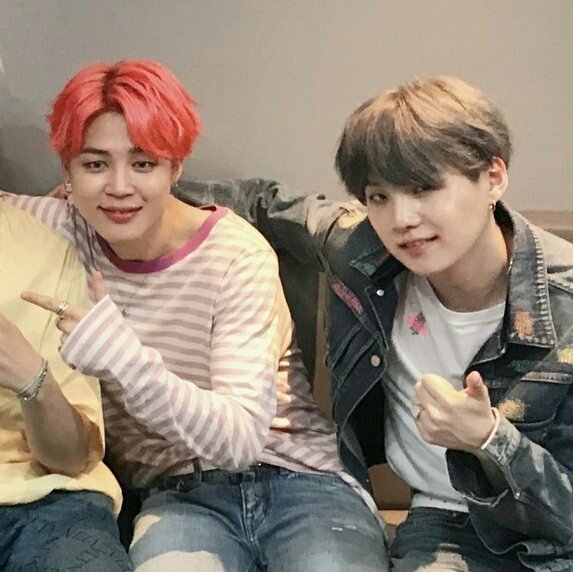 The beginning of beautiful backstage photos together  #yoonmin