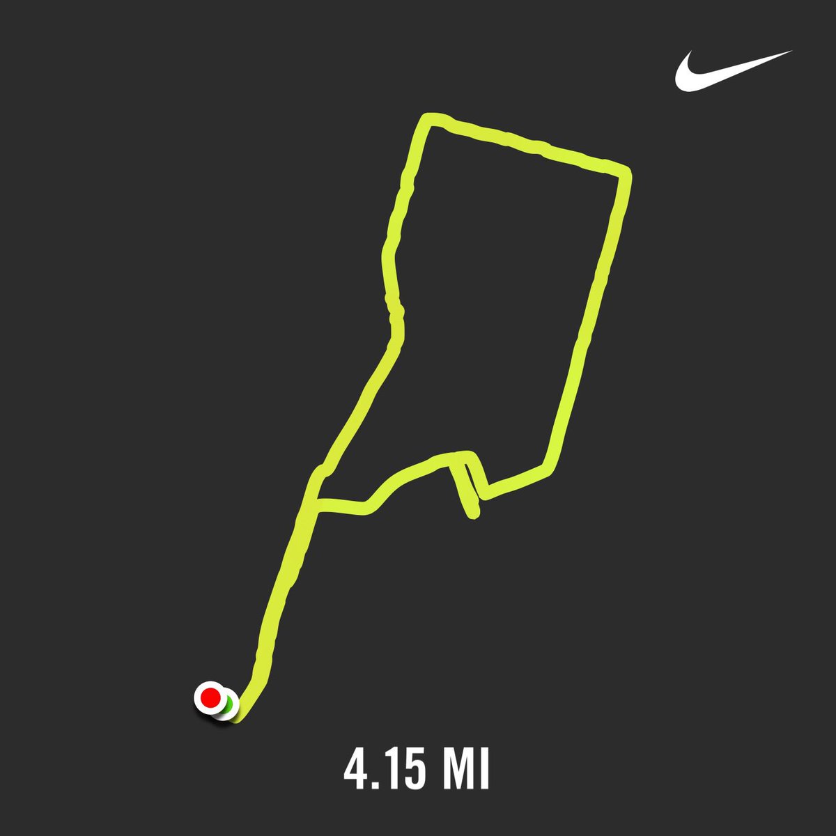 4.15 Saturday morning run #recoveryrun #nikerunning #marathontraining #26point2
