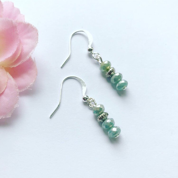 Pretty Ella Earrings, Drop Earrings, Dangle Earrings, Blue Earrings etsy.me/2XtJ2fr #ukgifthour #UKGiftAM
#etsy