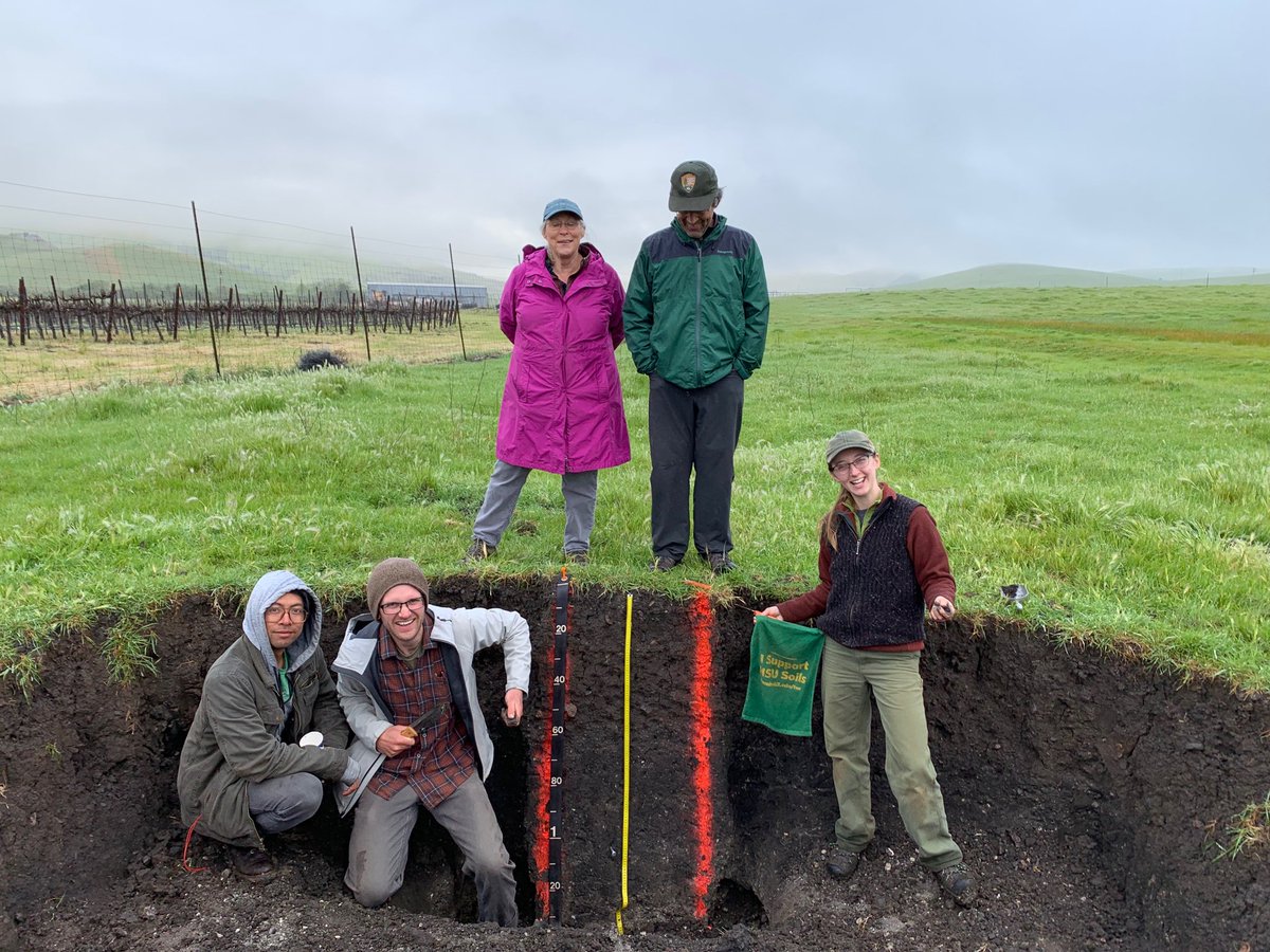 JudgingSoil's tweet photo. Glad to see ⁦@humboldtstate⁩ students at the national soil judging contest hosted by ⁦@CalPoly⁩ San Luis Obispo. One of three California teams representing in a national contest of 26 universities from across the nation.  ⁦@_SASES⁩ ⁦@PSSAC⁩ #nsjc https://t.co/TbUcmfZEEB