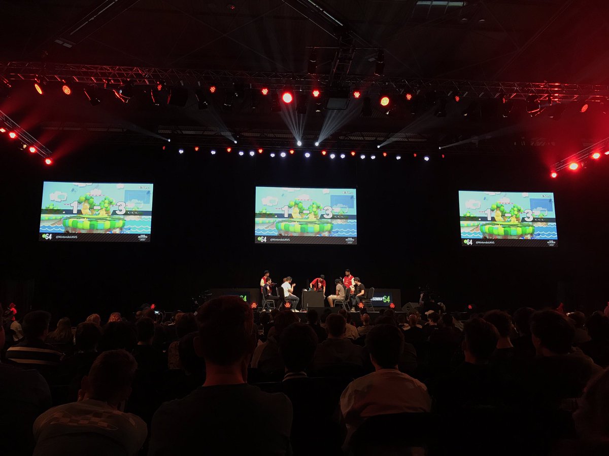 8BitAllies's tweet photo. Watching the Super Smash Bros Ultimate UK tournament @IGFestUK ! Great to see the game played at such a high level! My money is on The TP’s #SSBU #nintendo #gaming https://t.co/0dtMUePiUw