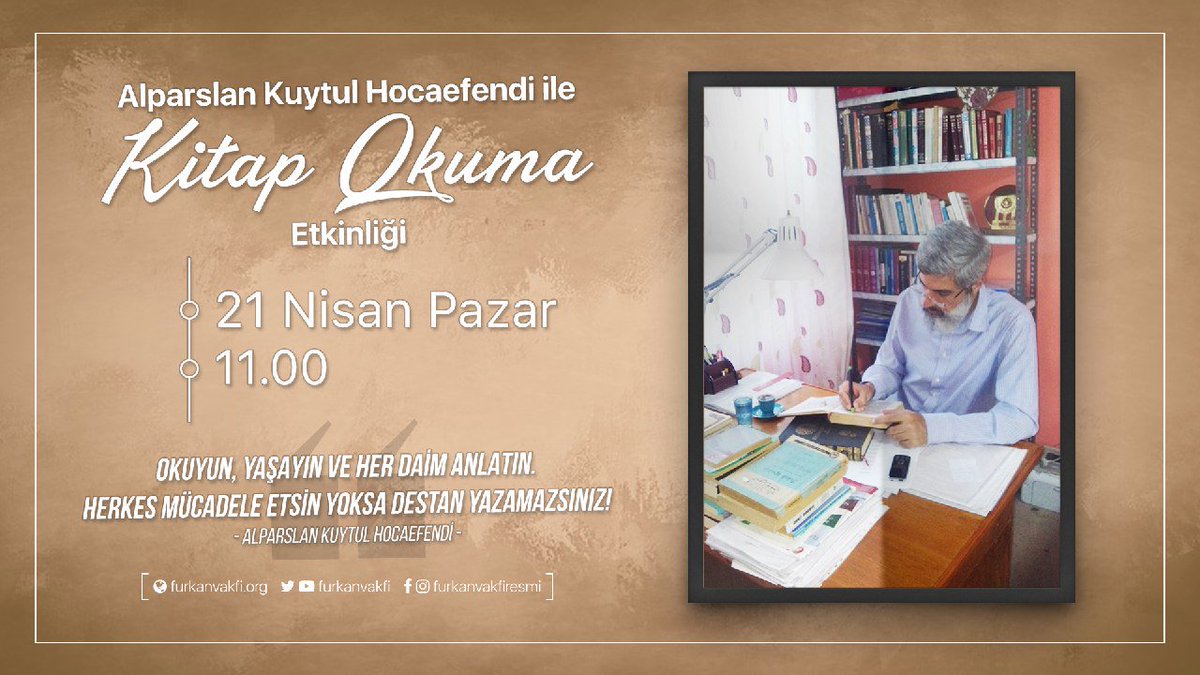 Alparslan Kuytul Hocaefendi İle Kitap Okuma Etkinliği...