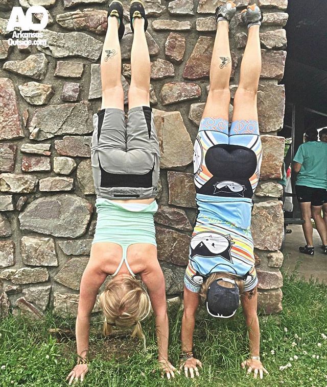 Hand stands for #CycloFemme! Big love to <a href="/arkansasoutside/">Arkansas Outside</a> for being with us since year one!
--
Have you planned your ride yet? May 12 we ride.
.
.
.
#ridetogetherrisetogether #ridewithus #womenscycling #womenwhohandstand #groupride #outsideisfree #commun… bit.ly/2IHc33e