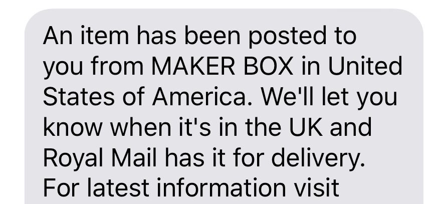 FilamentFrenzy's tweet image. Properly Excited #MakerBox #USA