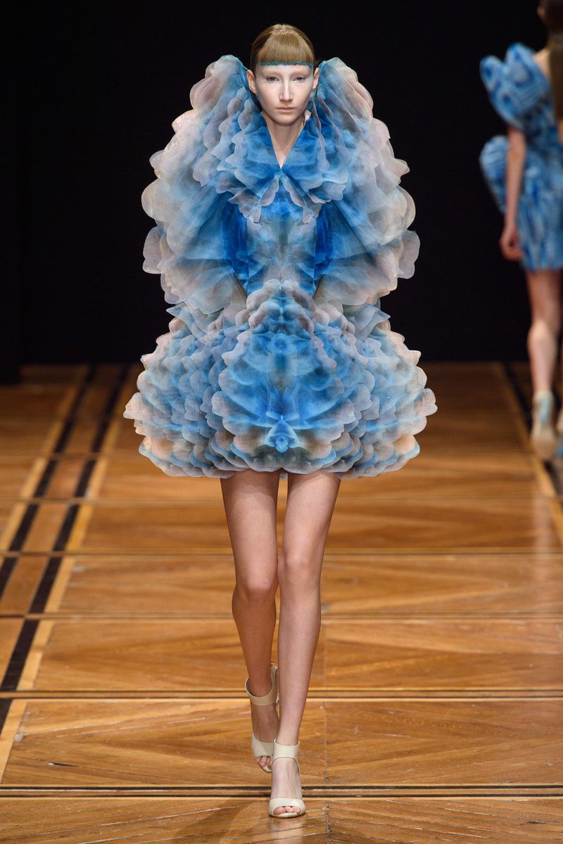 FashionweekNYC's tweet photo. ART from the Iris van Herpen Spring 2019 Couture Collection https://t.co/Hd5cYTny1U