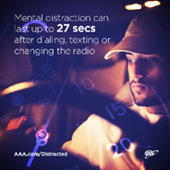 AuroraPoliceIL's tweet photo. Mental distraction last longer than you think and can cause a dangerous crash after using voice-based technology to dial, change music or send a text message.
#UDriveUTextUPay #IDDAW #C2D
@ILPoliceChiefs @ihscdea @IDOT_Illinois @AAAChicago @AAFTS https://t.co/yNgtAt7mWL