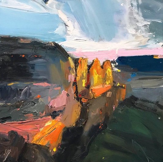 "Echo Point, Katoomba", 61X61cm, oil on board.
#artspace #paint #gallery #abstractexpressionist