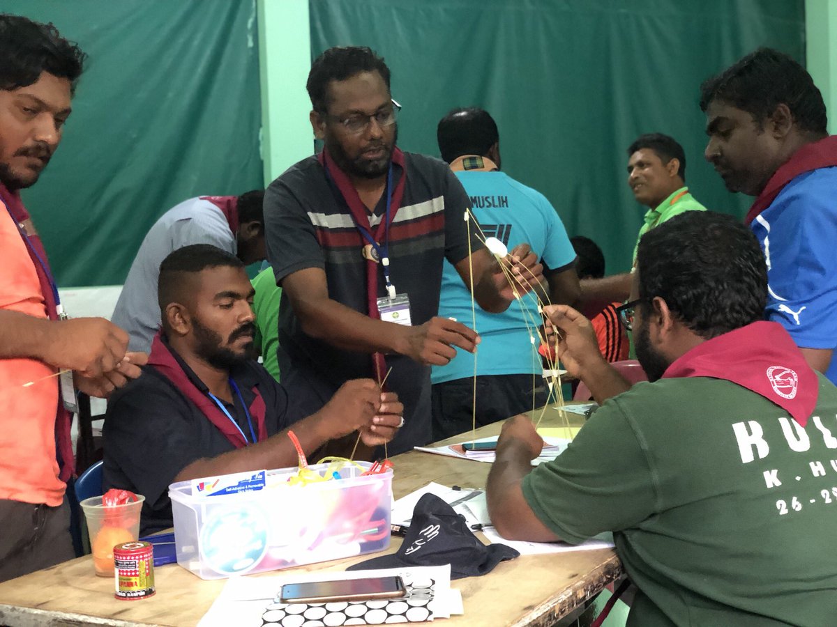 ScoutsMaldives's tweet photo. Advance Unit Leaders Training Course Started! 
18th to 24th April 2019 @ K. Huraa.
#ScoutsMv #ScoutsofMaldives https://t.co/zwisG5bEvB