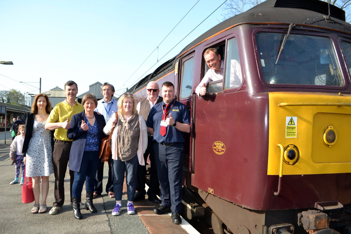 timfarron's tweet photo. Cracking day for a train ride in the Lakes!

Big thanks to @westcoastrail for yet again providing a top notch service enjoyed by local residents and visitors alike - let's do it all again tomorrow! https://t.co/CxWG7zXmn2