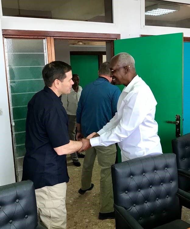 marcorubio's tweet photo. Just returned from oversight visit to U.S. counterterrorism programs in Kenya,Somalia &amp; Djibouti. 

Very grateful to our brave military &amp; Intelligence officials who are working with our partners in E. Africa to defeat Al-Shabaab &amp; ISIS in Somalia &amp; AQAP in Yemen. https://t.co/6eDYN9Il97