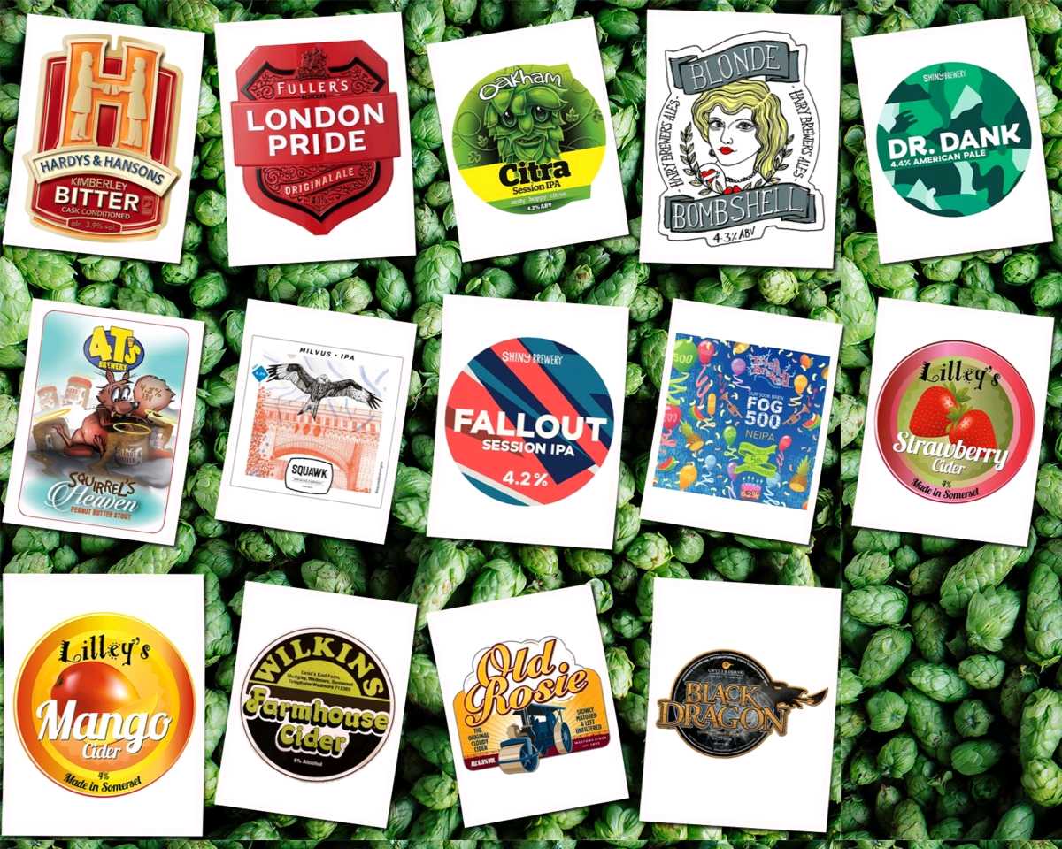 On the bar today!
Beer Board: goo.gl/eo6WDw

@Fullers <a href="/OakhamAles/">Oakham Ales</a> <a href="/hairybrewers/">Hairy Brewers Ales</a> <a href="/shinybrewery/">Shiny Brewery</a> <a href="/4tsbrewery/">4T's Brewery</a> <a href="/SQUAWKBrewingCo/">SQUAWK BREWING CO</a> <a href="/totallybreweduk/">Totally Brewed</a> <a href="/lilleyscider/">Lilley's Cider</a>
#RealAleFinder
