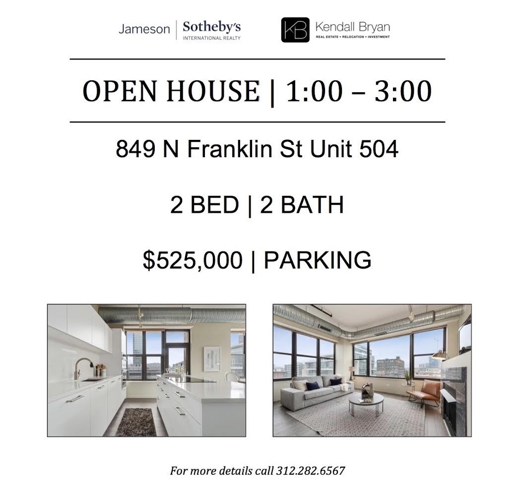 kendallbryanre's tweet photo. - OPEN HOUSE - 

Today, Saturday, April 20 from 1:00 - 3:00 come stop by this brand new renovation in River North! 

Call or email for more details: 312-282-6568 or kbryan@jamesonsir.com 

#KendallBryanRE #JamesonSothebys #RiverNorth #ChicagoRealEstate #ChicagoRealtor https://t.co/SwSppQSVbx