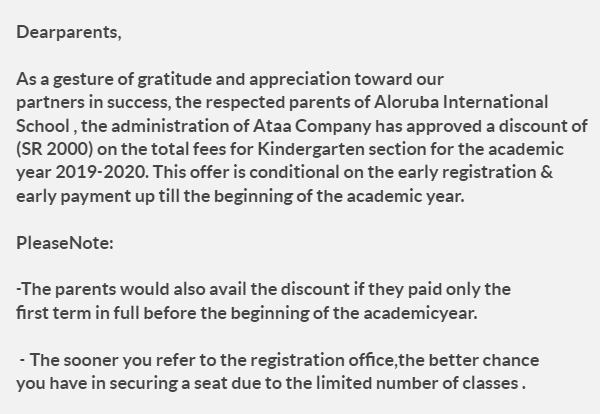 Al Oruba International Schools tweet media