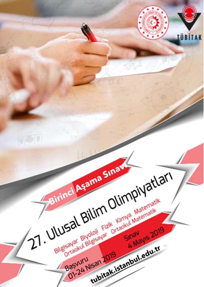 4 Mayıs’ta TÜBİTAK tarafından gerçekleştirilecek olan 27. Ulusal Bilim Olimpiyatlarına Silifke BİLSEM Matematik Öğretmenimiz Belga KARADAĞ  rehberliğinde 5,6,7 ve 8. sınıf düzeyi 6 öğrencimiz ile müracaat ettik.Öğrencilerimize Bilim Olimpiyatlarında başarılar  dileriz.