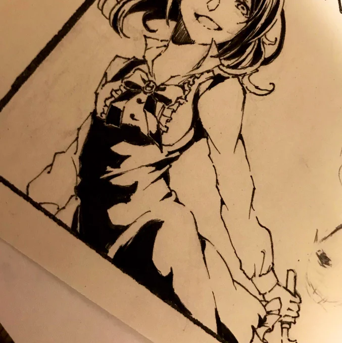 シワちょっと好きな感じに描けた('∀`*) 