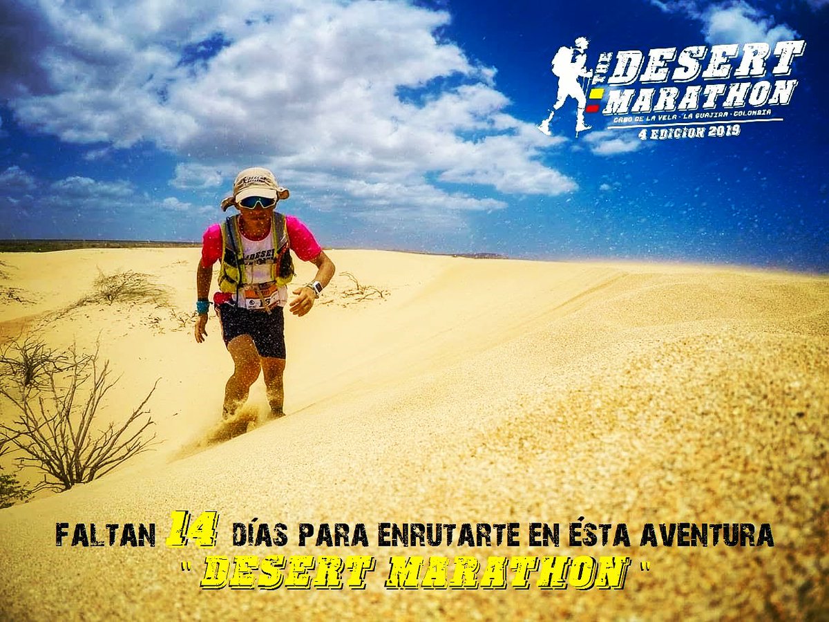 DesertMarathon's tweet photo. 14 días para enrutarte en esta aventura "Desert Marathon"  #vivirasaunaexperienciamagicaeinolvidable
#TDMCOL #desertmarathon 
#unaexperienciamagicadesert https://t.co/jpypoq1pl2