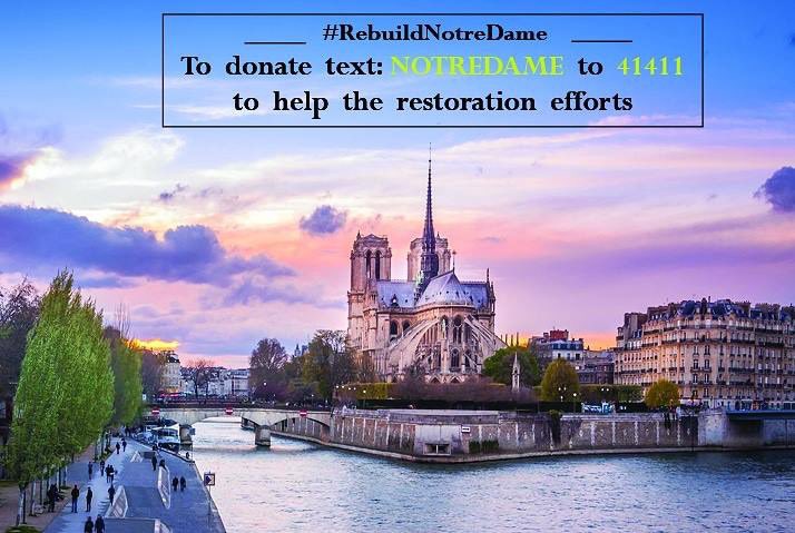 Thanks to the collective generosity of over 2,000 donors, FHS has raised over $225,000 through our dedicated Notre-Dame Fire Restoration Fund. We are so grateful for this beautiful outpouring of support and have been moved by the kind words that many have shared. #notredame