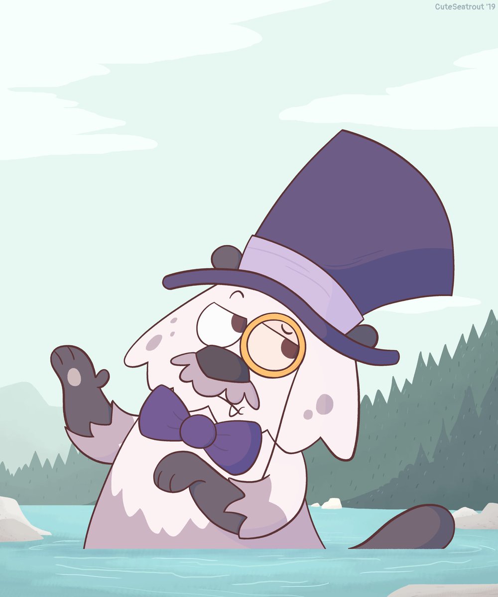 CuteSeatrout's tweet photo. Fancy as it is, this sea otter is having trouble on deciding which gourmet cheese he'll have for today. His smugness doesn't help with the choice either
----------
#art #animal #cartoonart #seaotter #furryart #cstartworks https://t.co/igWk6ukLsd