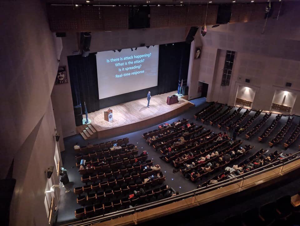 ammarhasayen's tweet photo. Great time at @BSidesAmman today as I shared the stage with great speakers. Thanks to all organizers 🙌
#CyberSecurity #community #event #BSidesAmman #bsides #hack #hackers #windows #azureatp #WindowsATP #ai #apt #security #learning #training #mvpbuzz https://t.co/MO0ufpiqif
