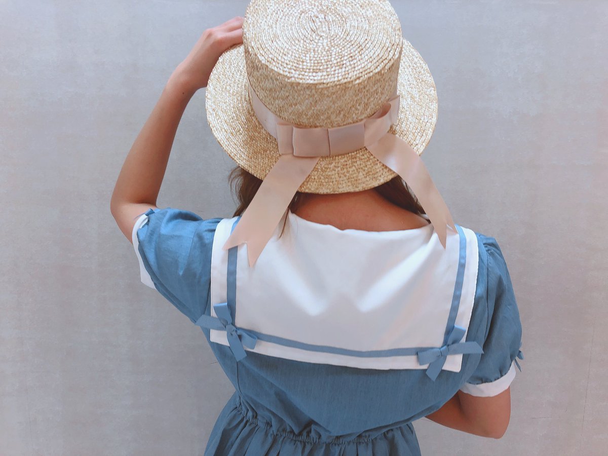 Liz Lisa 近鉄パッセ En Twitter 新作 ダンガリーリボン襟ワンピース 夏にはかせないダンガリー素材で 作られたワンピース 襟は前から見るとリボン 後ろはセーラーになっております 193 6033 9 0 Tax White Blue Mediumblue T Co J81sn8pans