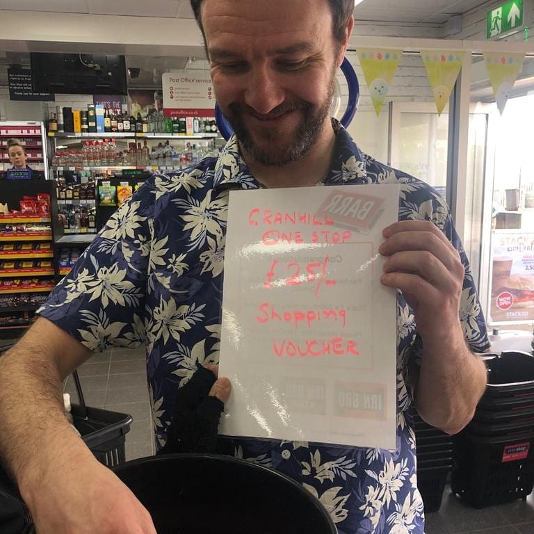 CranhillOneStop's tweet photo. 📣And we have our winners 📣

1st place and a years supply of Irn Bru goes to... Danial
2nd place and a £25 One-Stop voucher goes to Jack Rulston
3rd place and winner of the Easter Hamper is Anne

Congratulations and thank you to everyone for purchasing a ticket! https://t.co/gVxu2wW2Bq