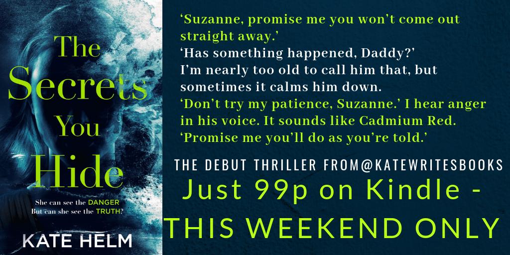 KateWritesBooks's tweet photo. Can YOU see evil in a face? Discover the truth in #thesecretsyouhide - the perfect #Brighton #thriller only 99p this weekend only.

https://t.co/PB6R743g1Y https://t.co/kaNxkDFuse