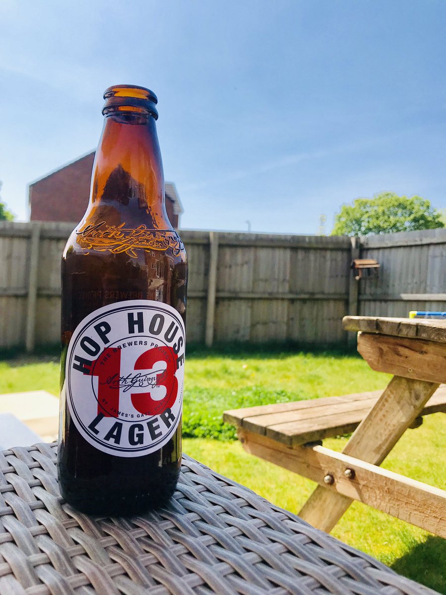 timmy_1988's tweet photo. Enjoying a tasty #hophouse #hophouse13 @GuinnessGB lager in the #Welsh #summer #sun https://t.co/XqUNf1qu6j