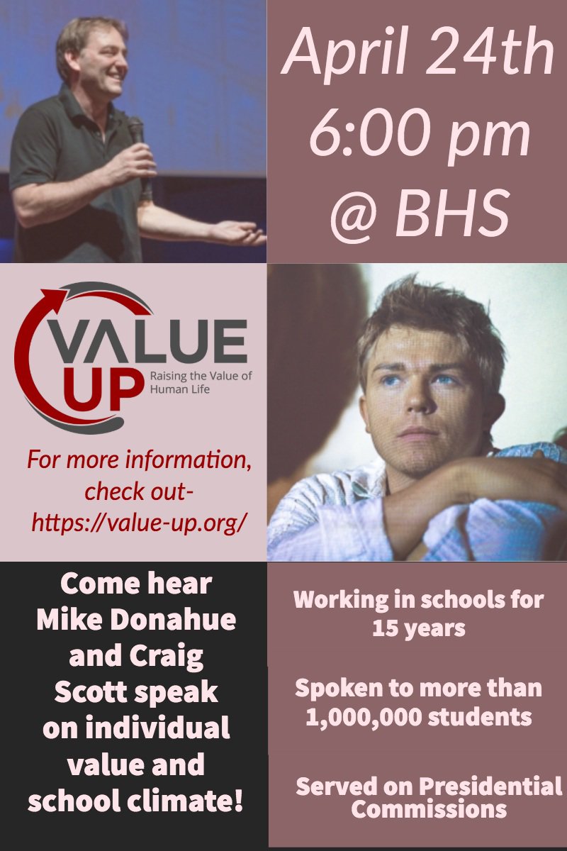 JimOtt30's tweet photo. How can any good come out of horrible tragedy, like Columbine?  We will be talking about this question with Mike Donahue and Craig Scott on Tuesday at 6:00 pm at the Bellevue Baymont.  This is a prep for the presentation @BellevueComets on Wednesday. Come! https://t.co/ce5z7QjsaP