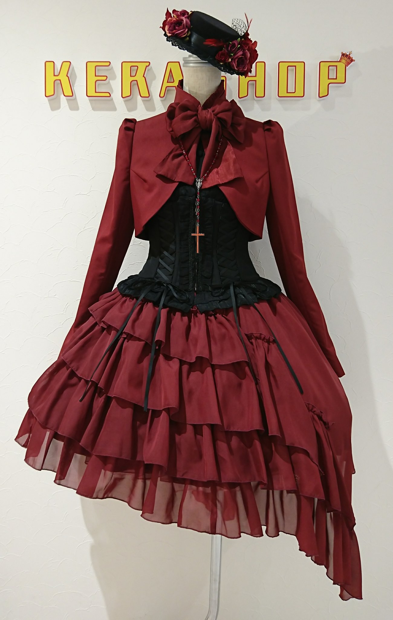 Sheglit フリルリボンコルセット黒 フリルリボンコルセット | Sheglit MiDiom online store
