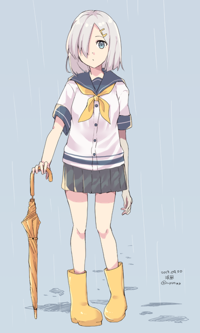 「カメラ目線 雨」のTwitter画像/イラスト(古い順)