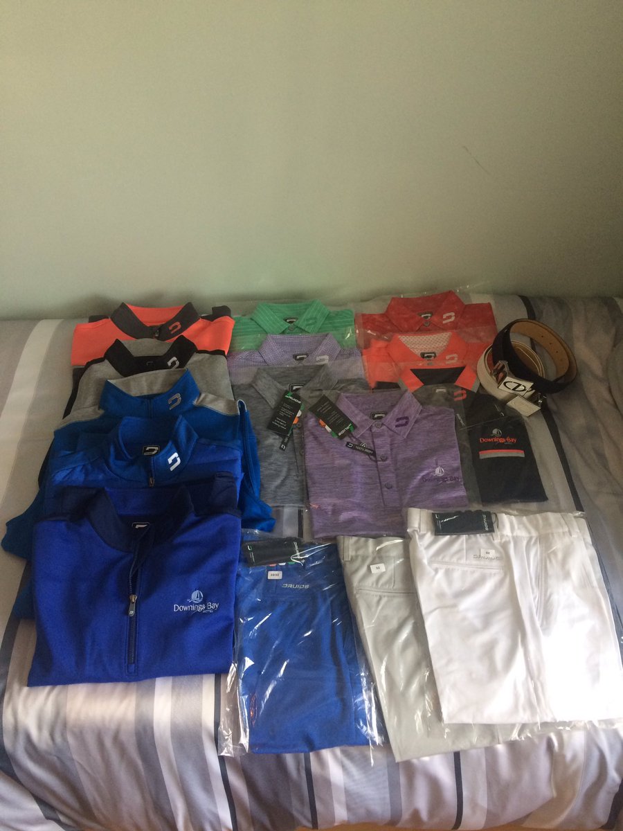 A big thank you to <a href="/DRUIDSGOLF/">Druids</a> for sponsoring my golf attire for the 2019 season , loving the clothes and material , quality stuff . Have a look yourself druidsgolf.com
