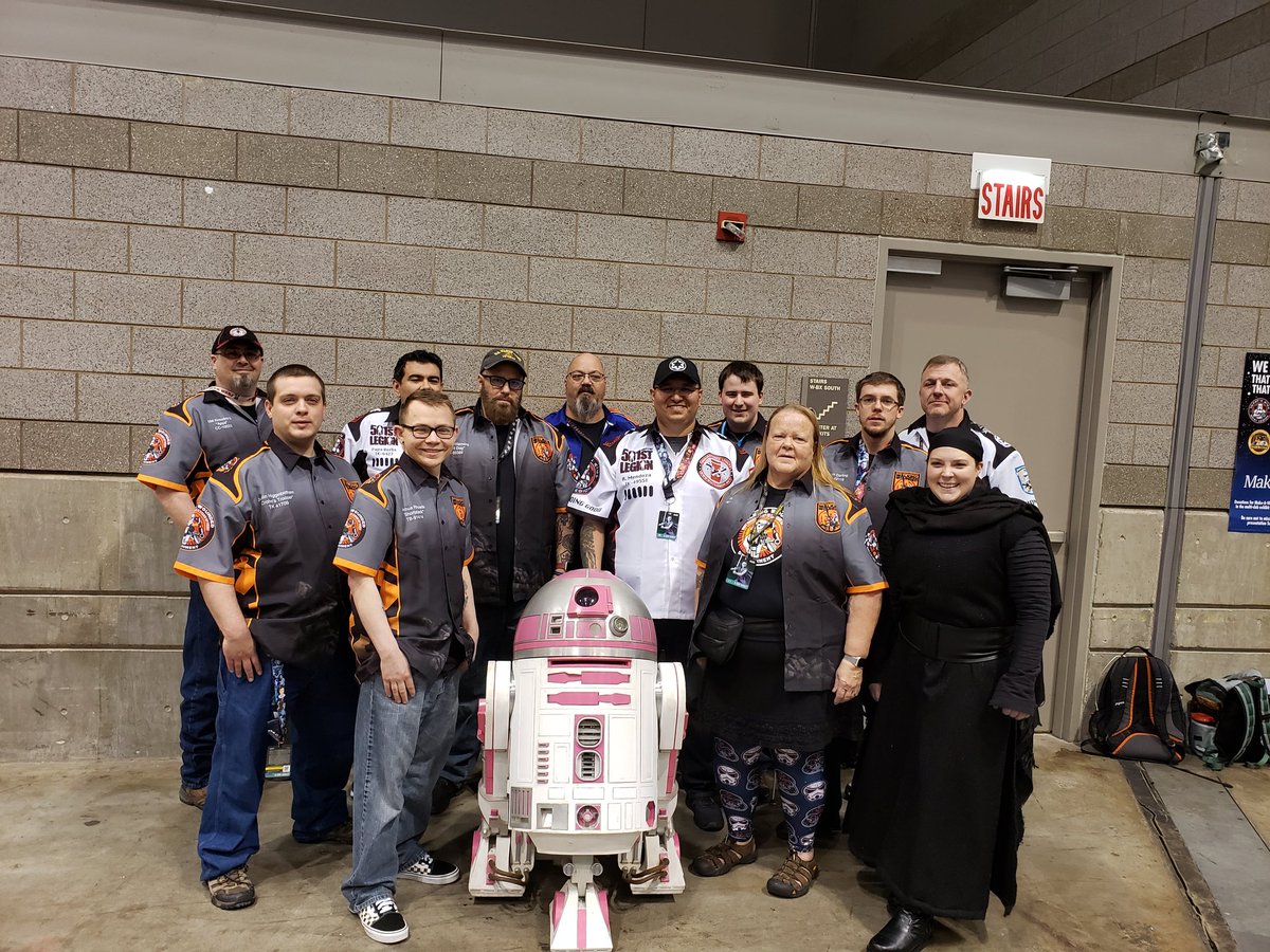One of our members and another from Star Garrison went to Celebration and started the first ever Walking Wounded photo at celebration! This photo features 2 Wampa Hunters