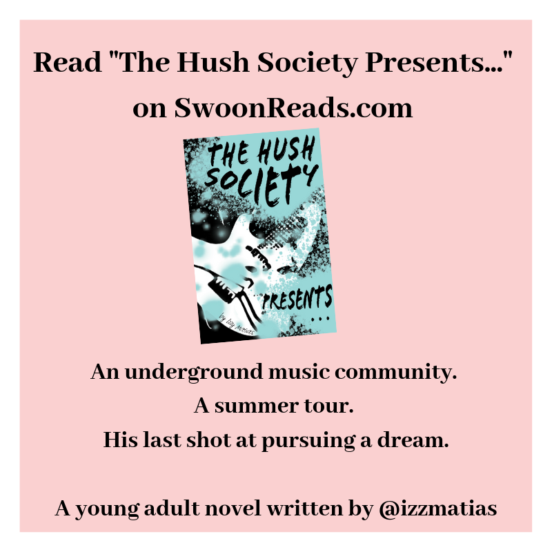 izzmatias's tweet photo. Day 23 of @SwoonReads #ReadMonth: a supporting character
Read my #yanovel about music entitled "THE HUSH SOCIETY PRESENTS..." for FREE at https://t.co/dzPmZkB4JU https://t.co/kpYw4USi8l