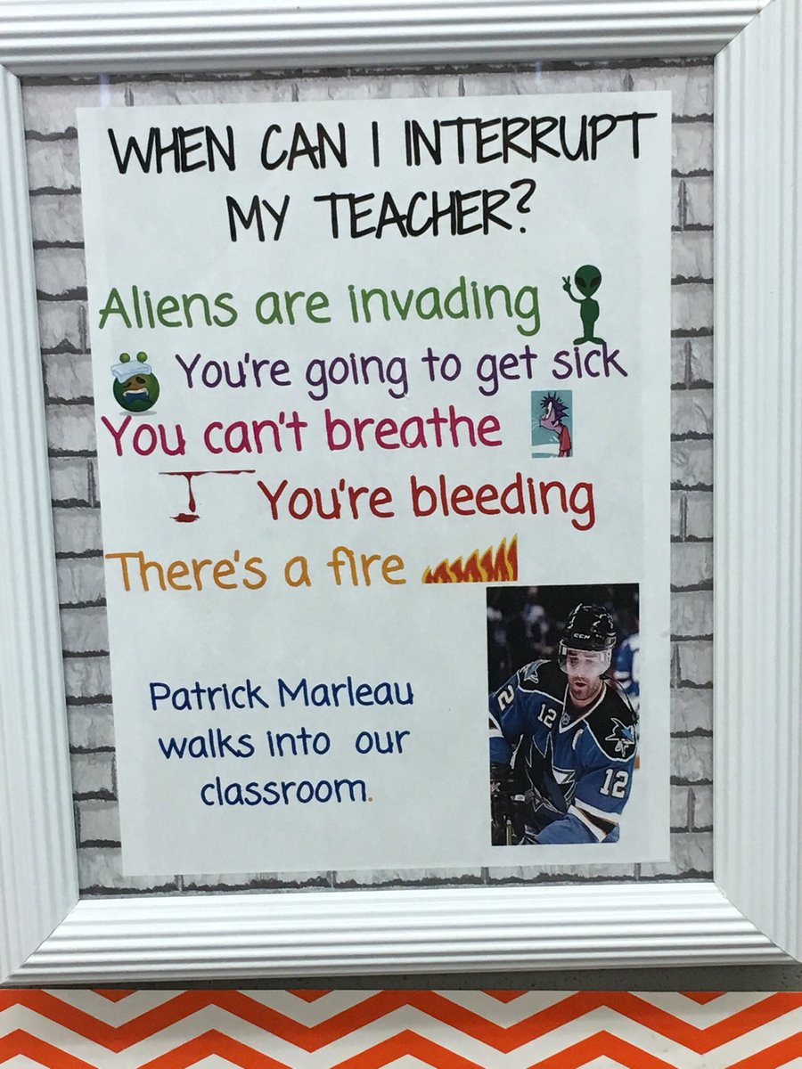Let's take it game 6 @MapleLeafs go Patty! Let's get the cup this year! #teammarleau #torontomapleleafs #StanleyCupPlayoffs2019 #SkHockeyfans #thissignisreallyinmyclassroom #elementaryclassroom