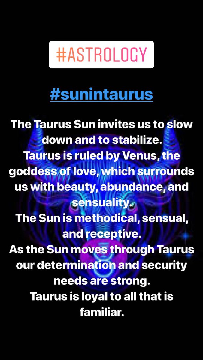 amilcarivan's tweet image. #astrology #sunintaurus #Taurusseason