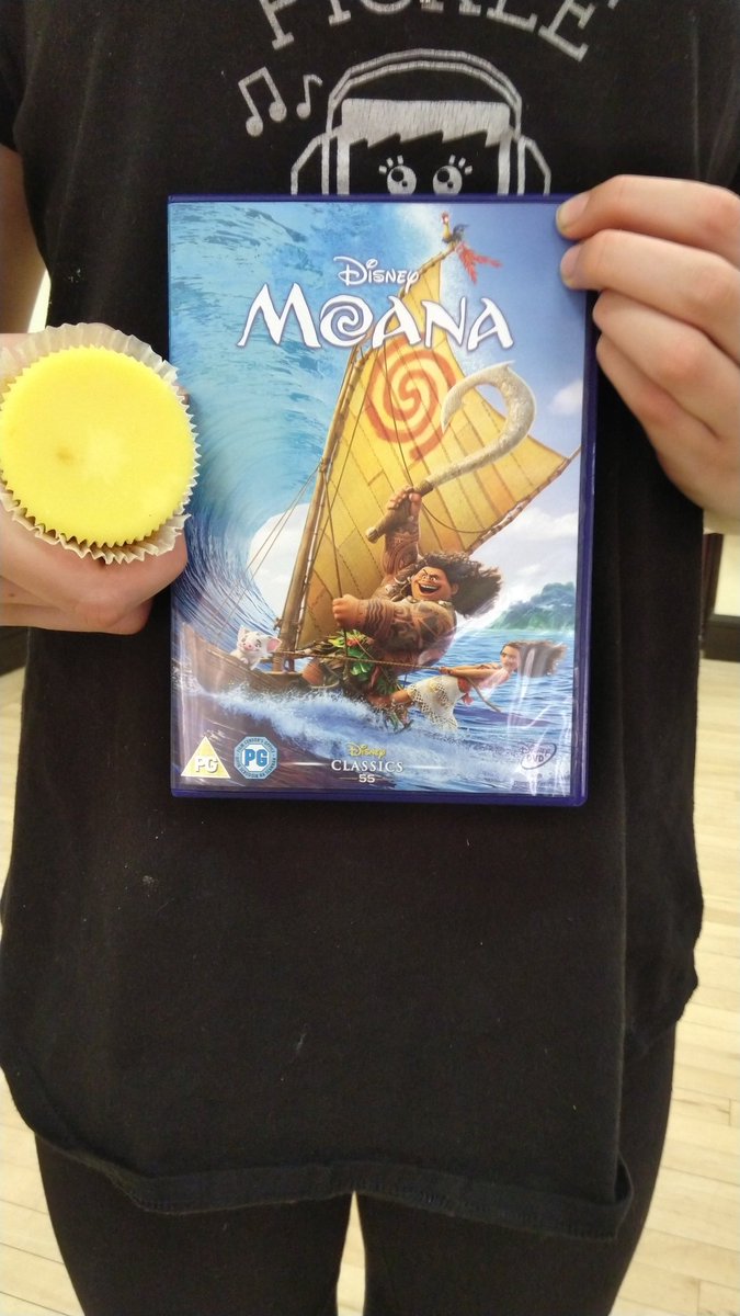 All ready with cakes, and biscuits, and drinks - and the film!