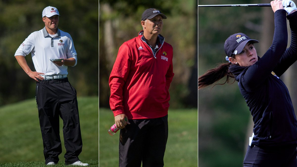iuindy_jaguars's tweet photo. @IUPUIGolf collected some serious #HLGolf hardware.
Men's Golfer of Year: @Austin12Crowder
Women's Golfer of Year:
Marion Debove
Men's Coach of the Year:
Jamie Broce
All-League
Crowder - 1st
@nick_bienz1 - 1st
Debove - 1st
@amelie_svejda - 2nd
https://t.co/hFp3U5zFo4 https://t.co/KO281R9tl5