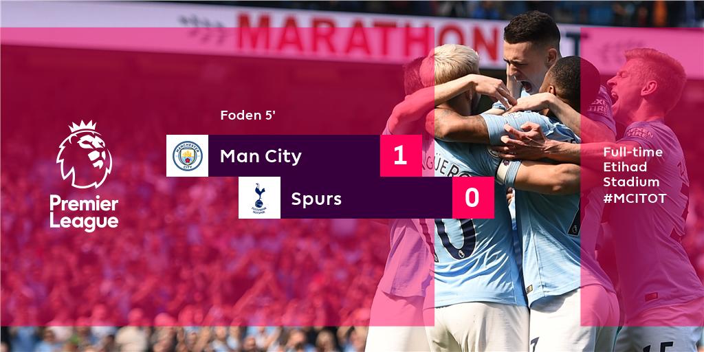Man City hold on to take back #PL top spot

#MCITOT