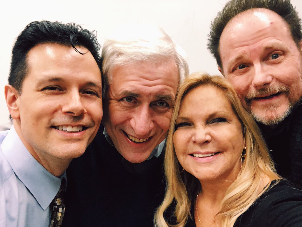 RobLangeder's tweet photo. Had an absolute BALL making music with these fine folks in preparation for a new nightclub act (more on that later) - all while celebrating #ElliotFinkel โs birthday with @JillSenter and @WalterWillison ! Happy birthday weekend, Elliot!!! And a zissen Pesach!!! https://t.co/nJXPtLx4j0