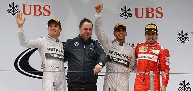 MarianF1Silva's tweet photo. #F1UndiaComoHoy
#ChineseGP 2014 56 vtas q terminó en 54 p un error d comisario (ondeó la bandera una vuelta antes, similar a lo q sucedió en #CanadianGP2018 solo que aqui sí terminó la carrera xel error)
-Segundo podio juntos de #Hamilton, #Rosberg y #Alonso desde Singapur 2008 https://t.co/0uZjhv0Kal