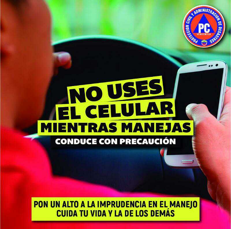 pcad_zulia's tweet photo. #20A| @pcad_zulia Recomienda |La prevención es tu mejor opción, te sugerimos No uses celular mientras manejas https://t.co/ZVZCzALiBo