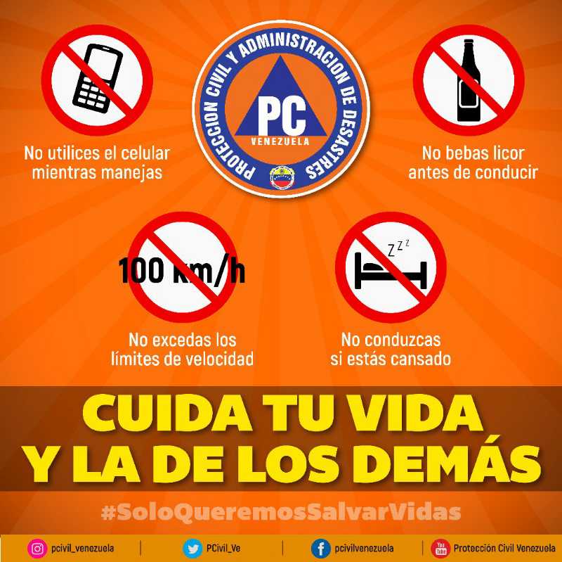 pcad_zulia's tweet photo. #19A|Sigue las recomendaciones| Respeta las normas| Cuida tú vida| @MirandaHoy10  #SemanaSantaSegura2019 https://t.co/T86f6zILgx