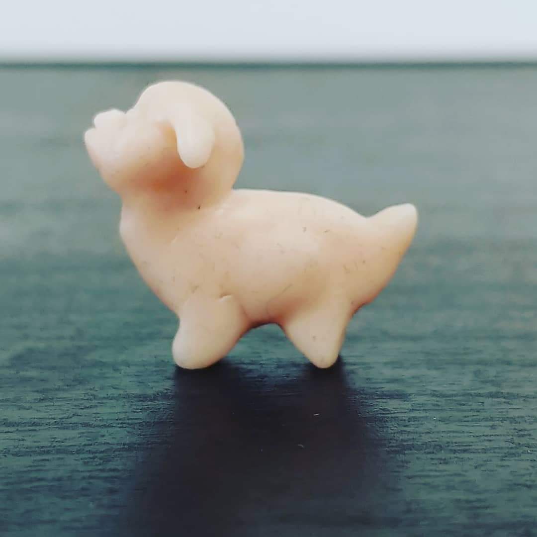 Krisaelaa's tweet photo. Of course I had to sculpt a baby goat ๐ can't wait to see the details after painting this little guy! This cutie is super small, only about an inch or so long!
#clayfigurine
#claysculpture
#clayfordays #supersculpey #tinysculpture #minisculpture #goatsculpture #goatie https://t.co/RjJUfM96FQ
